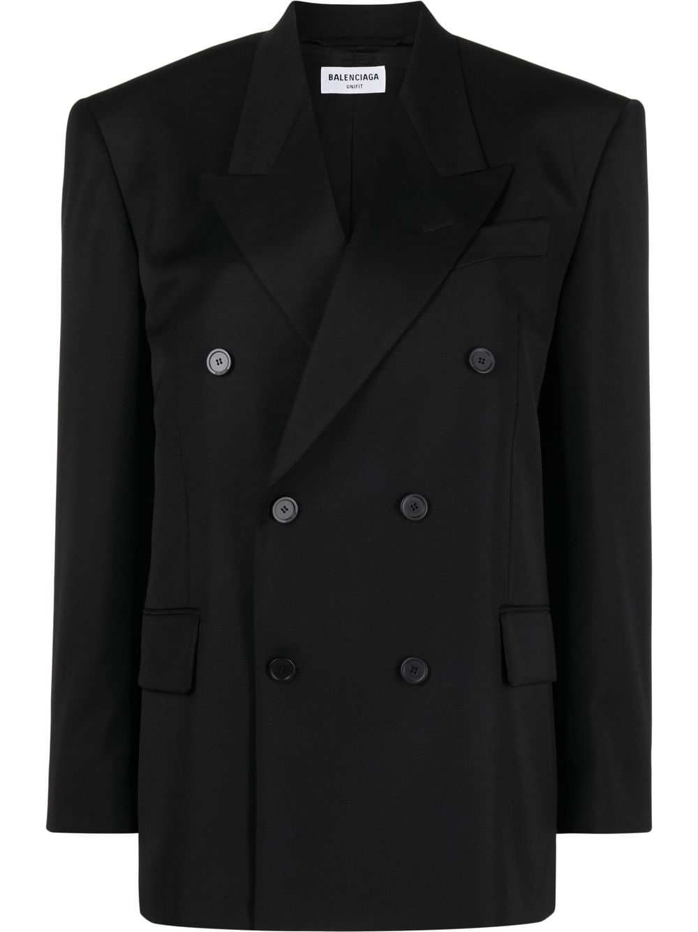 Balenciaga Shrunk DB Blazer - Schwarz von Balenciaga