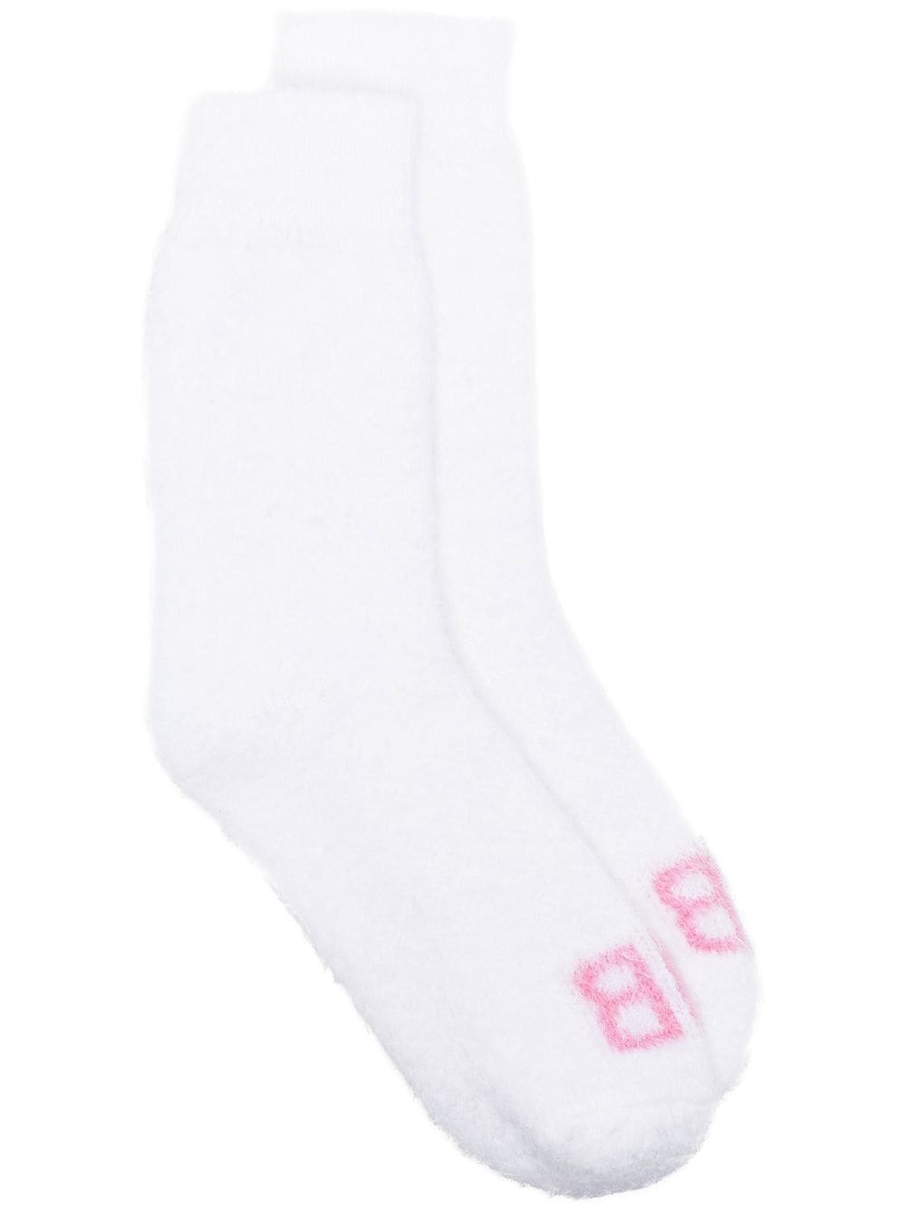 Balenciaga Socken mit Logo - Weiß von Balenciaga
