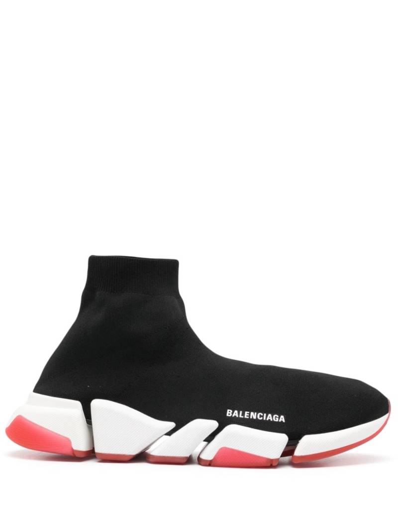 Balenciaga Speed 2.0 Sneakers in Strickoptik - Schwarz von Balenciaga