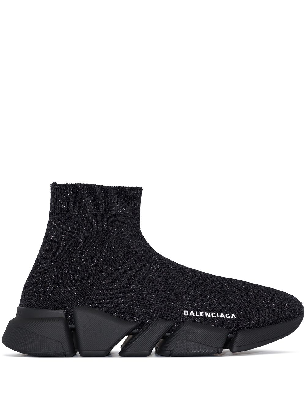 Balenciaga Speed.2 LT Knit Sole Sock-Sneakers - Schwarz von Balenciaga