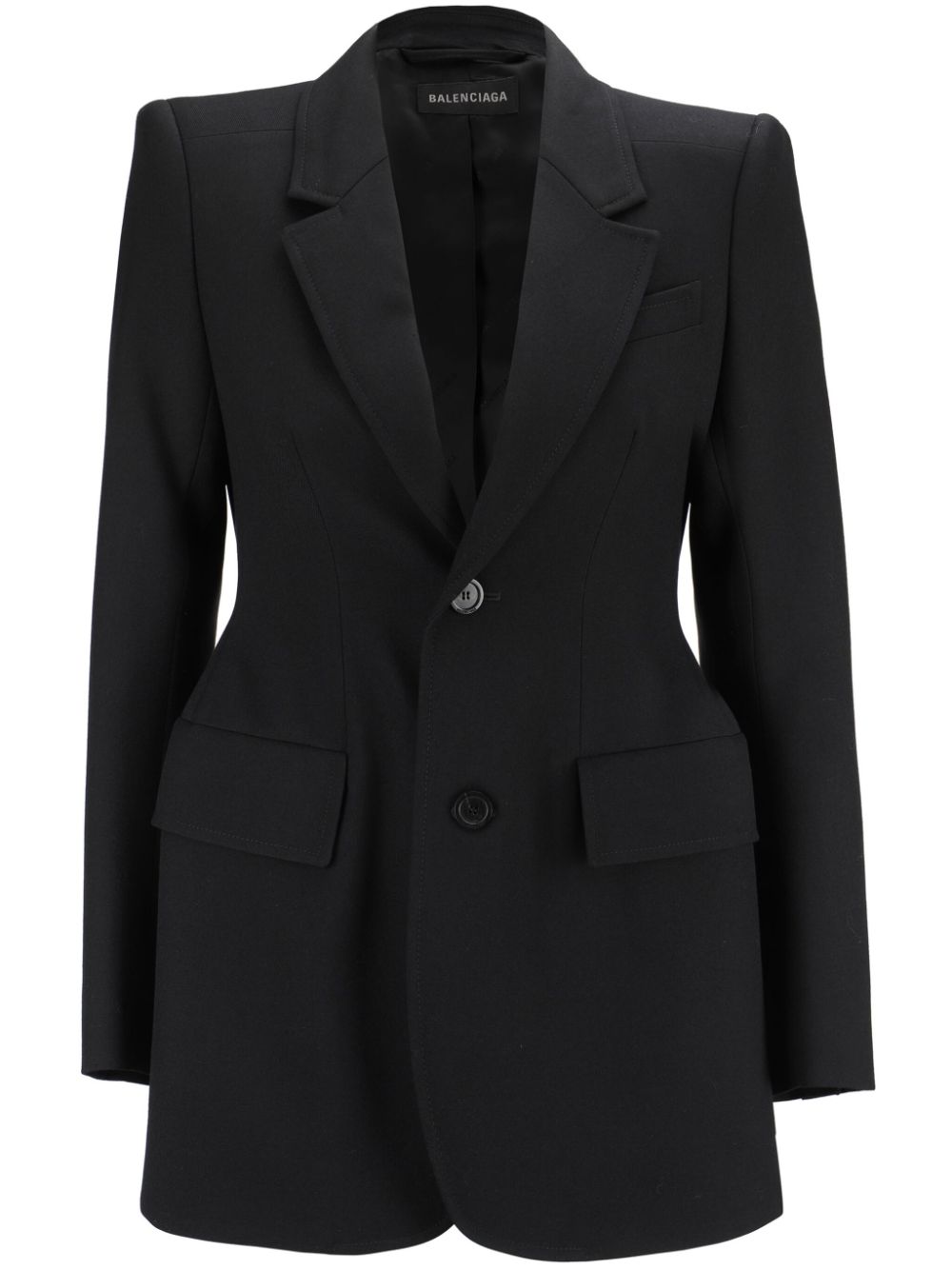 Balenciaga Strukturierter Blazer - Schwarz von Balenciaga