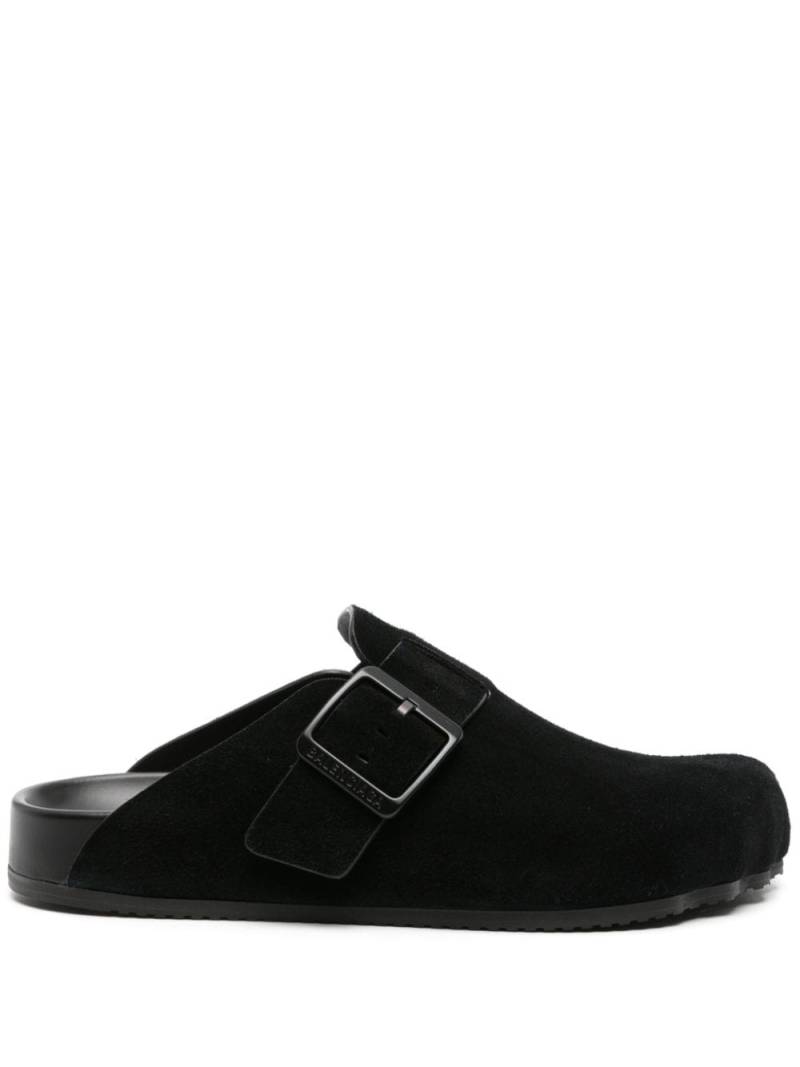 Balenciaga Sunday Mules aus Wildleder - Schwarz von Balenciaga