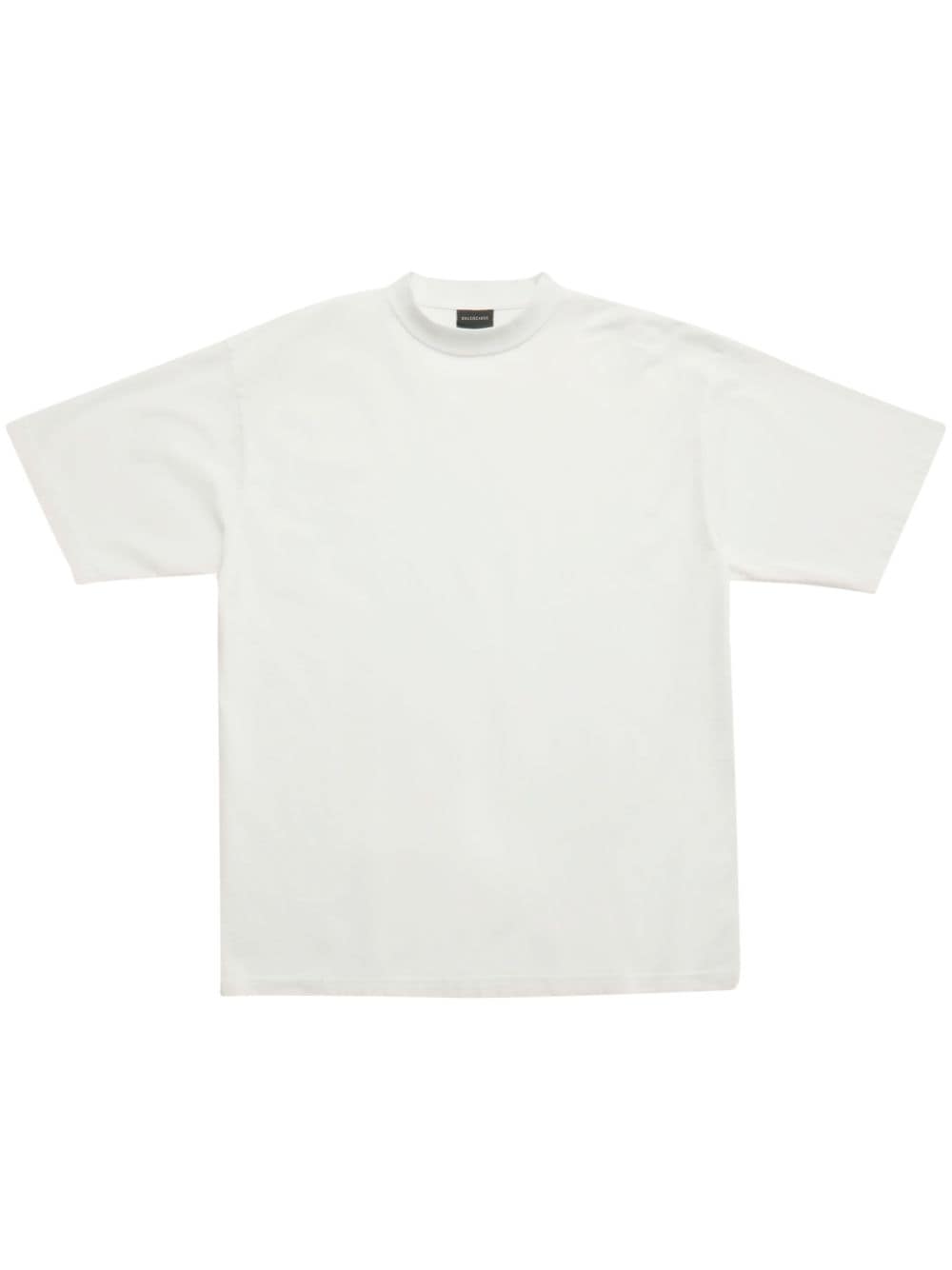 Balenciaga T-Shirt mit Logo-Stickerei - Weiß von Balenciaga