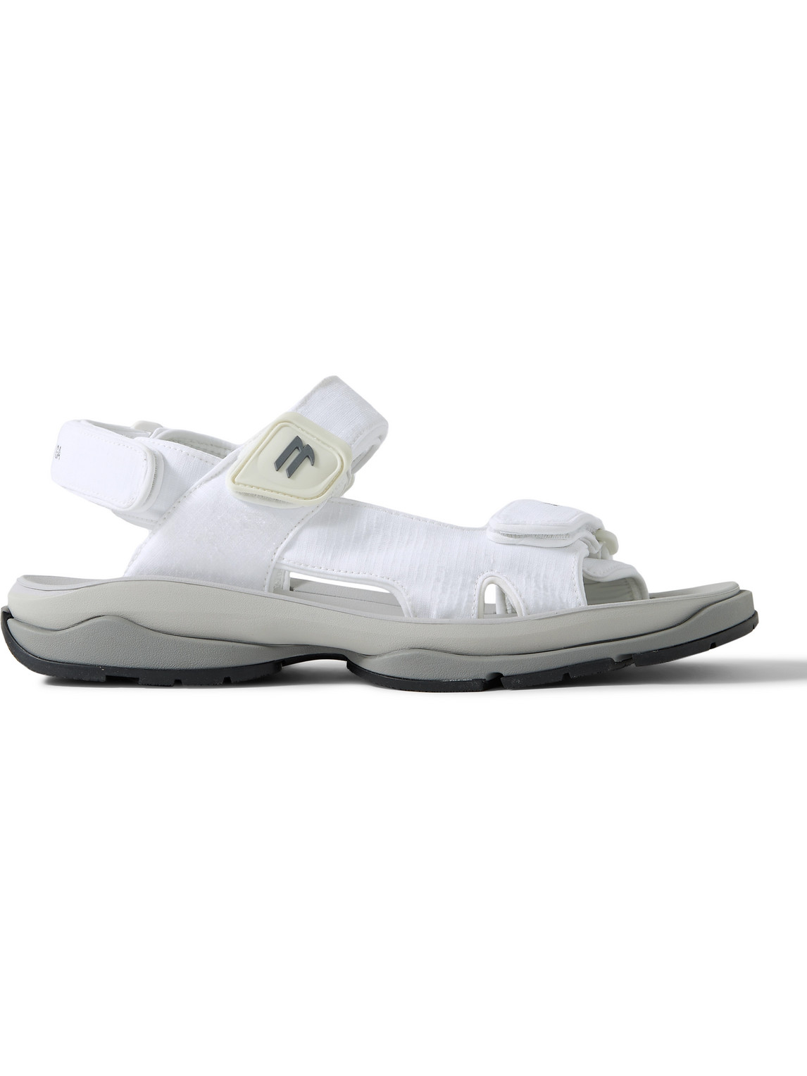 Balenciaga - Tourist Logo-Embroidered Ripstop Sandals - Men - White - EU 41 von Balenciaga