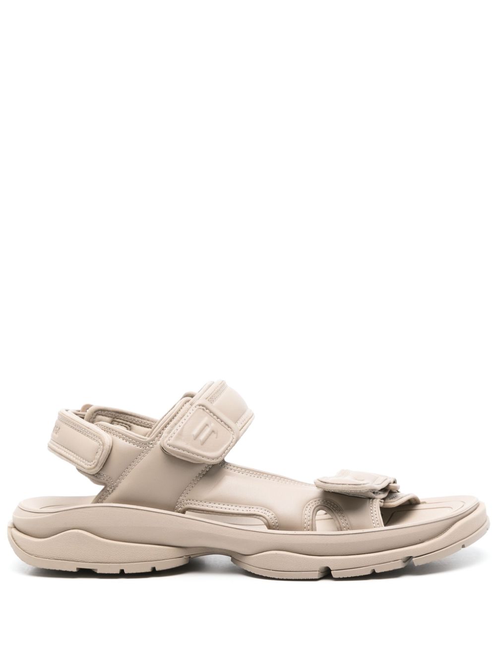 Balenciaga Tourist Sandalen aus Faux-Leder - Braun von Balenciaga