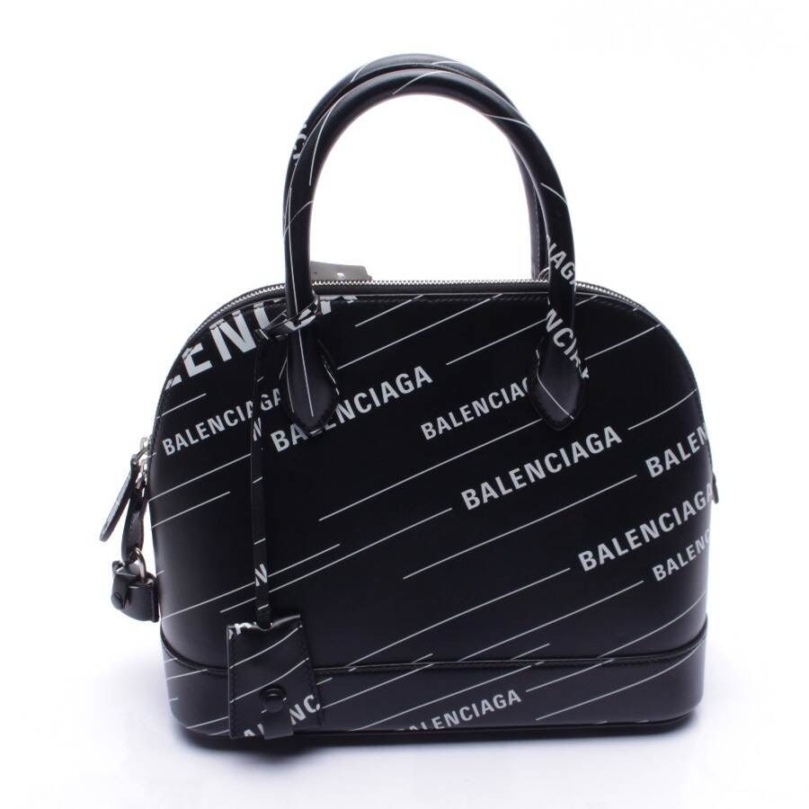 Balenciaga Ville Sma lprint Handtasche Schwarz von Balenciaga