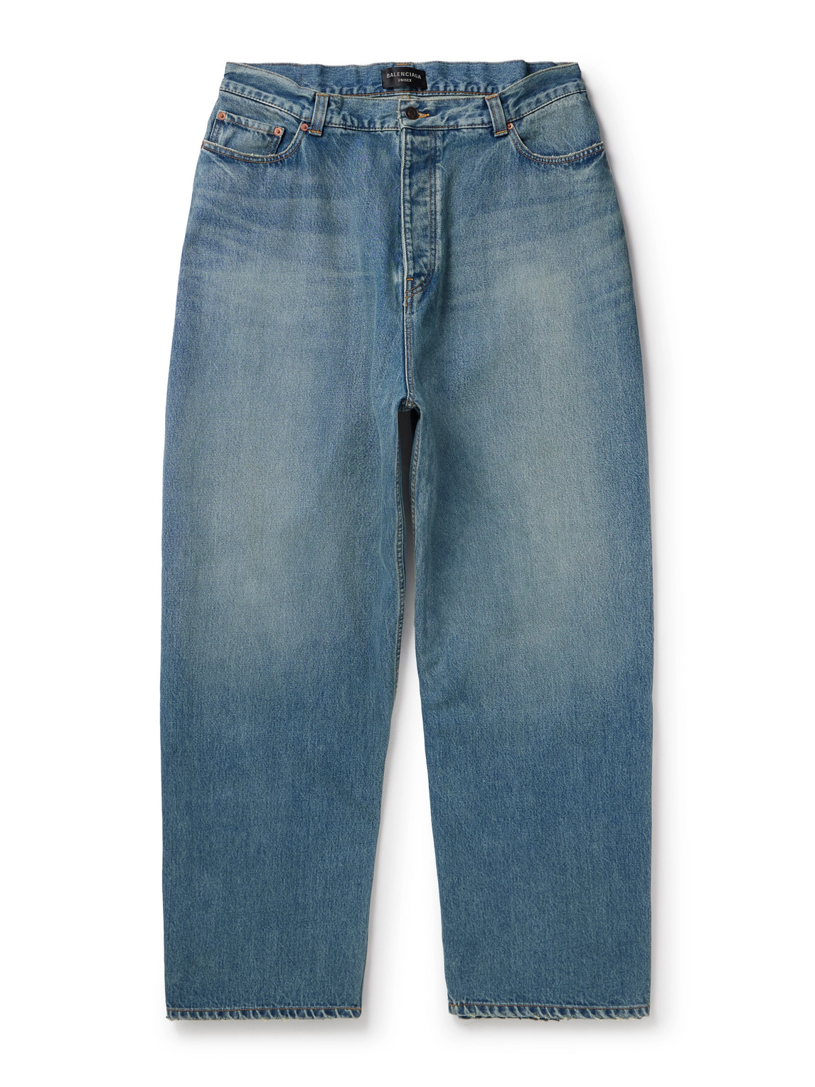 Balenciaga - Wide-Leg Jeans - Men - Blue - S von Balenciaga