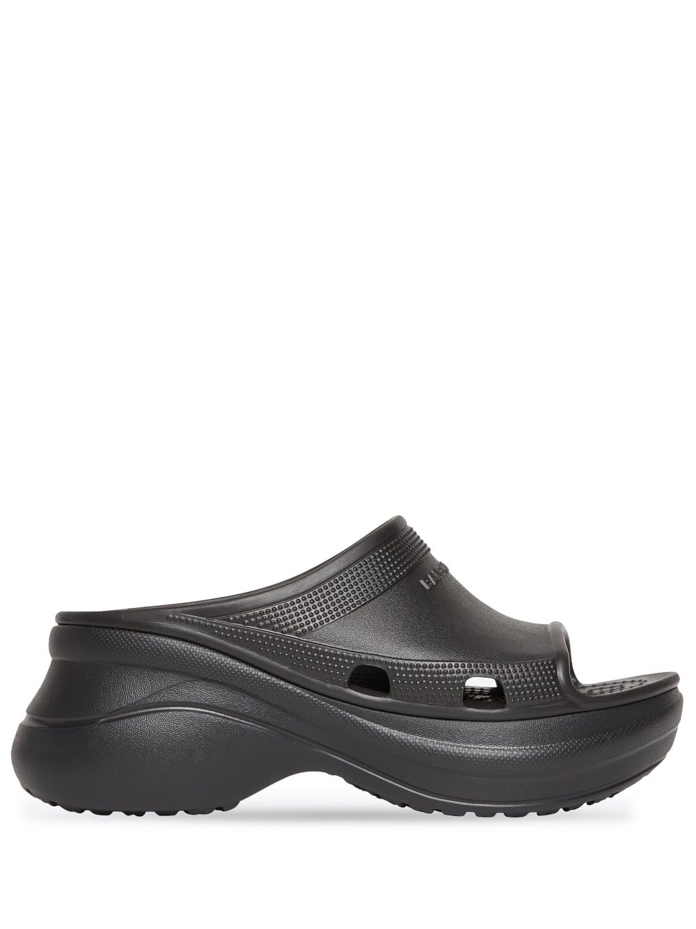 Balenciaga x Crocs Pantoletten mit Cut-Outs - Schwarz von Balenciaga