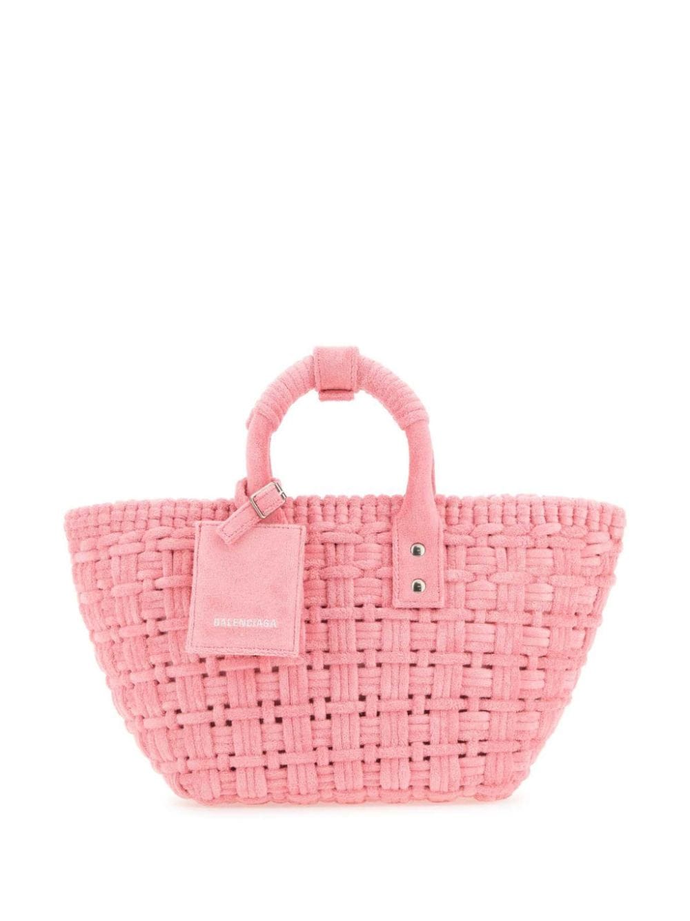 Balenciaga XS Bistro Basket Handtasche - Rosa von Balenciaga