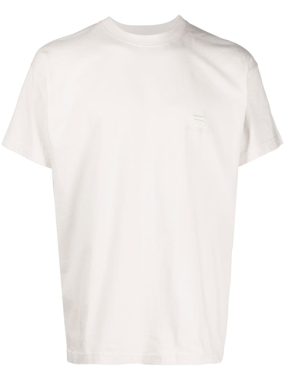 Balenciaga T-Shirt mit rundem Ausschnitt - Nude von Balenciaga