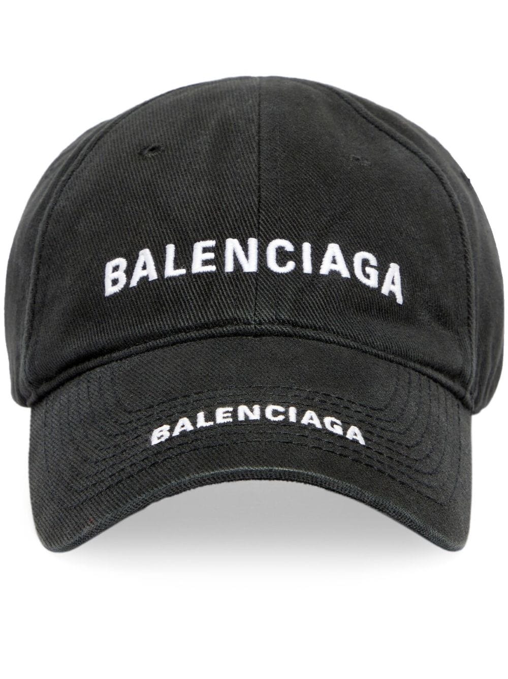 Balenciaga Baseballkappe mit Logo - Schwarz von Balenciaga