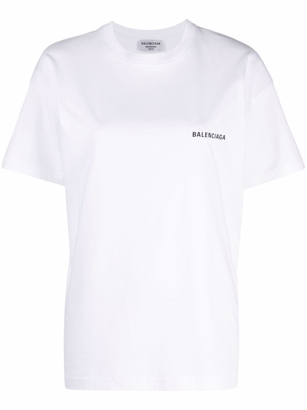 Balenciaga T-Shirt mit Logo-Print - Weiß von Balenciaga