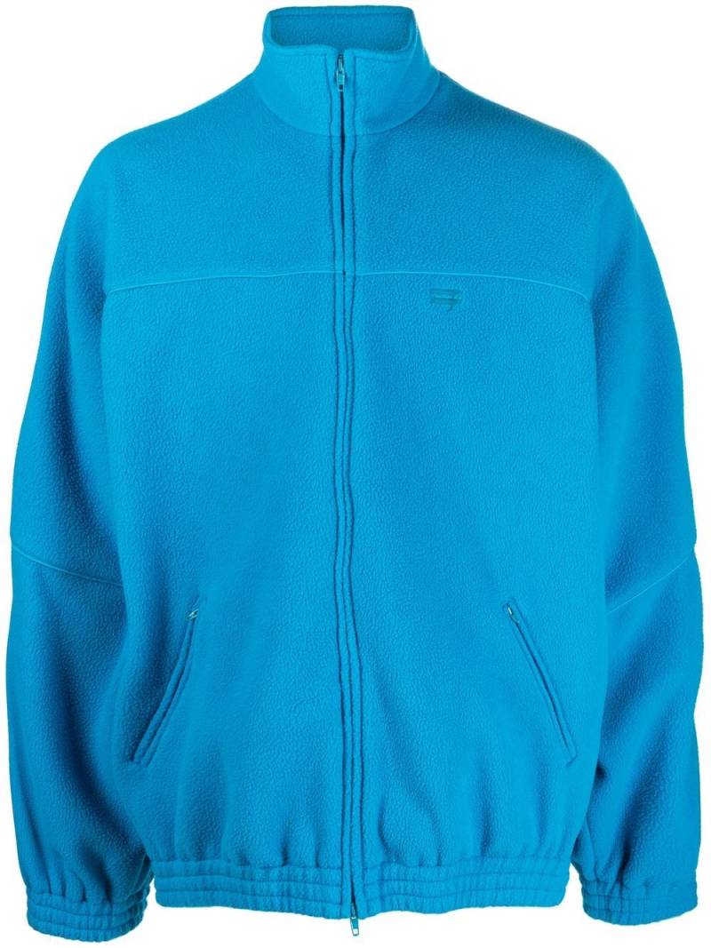 Balenciaga Fleecejacke im Oversized-Look - Blau von Balenciaga