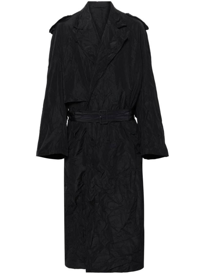 Balenciaga Packbarer Trenchcoat - Schwarz von Balenciaga