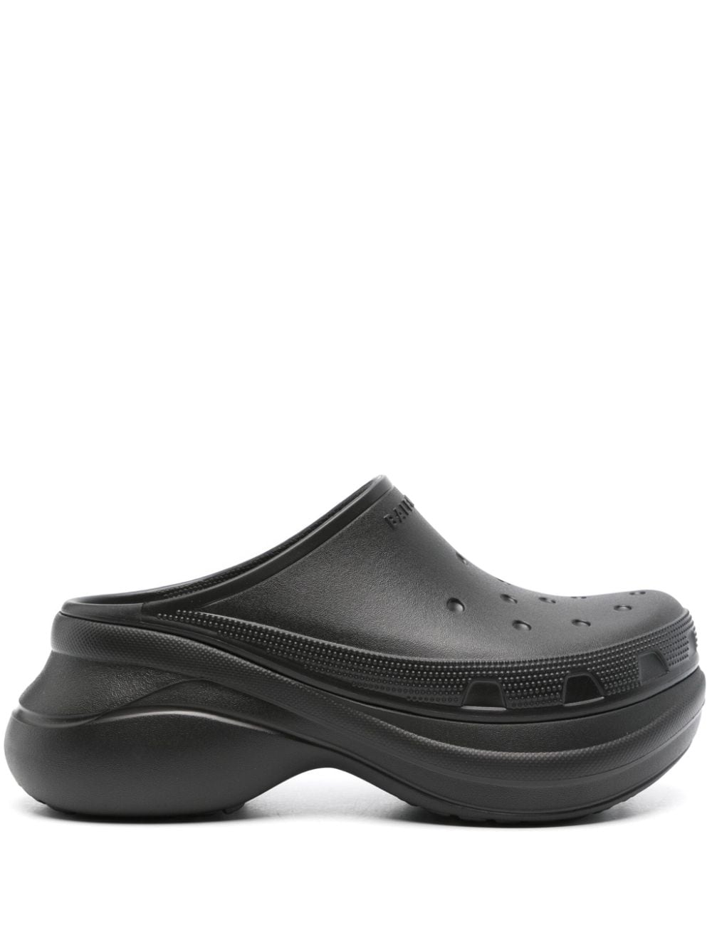 Balenciaga x Crocs Clogs mit Logo - Schwarz von Balenciaga