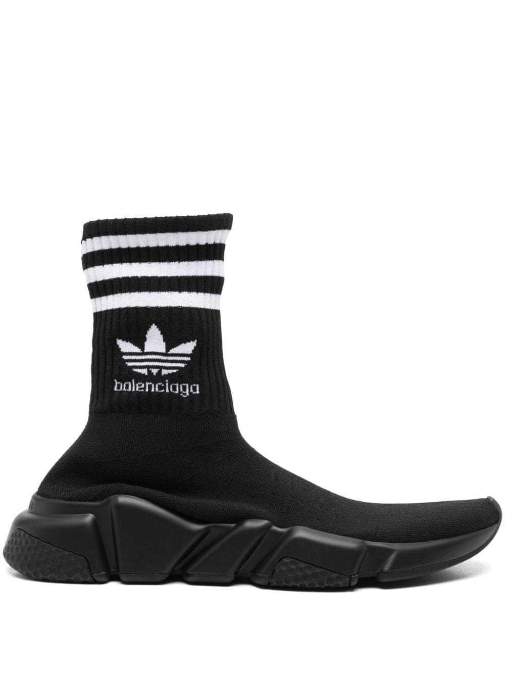 Balenciaga x adidas Speed High-Top-Sneakers - Schwarz von Balenciaga