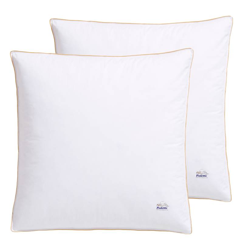 Balette Federkopfkissen "140 Jahre Balette - Kopfkissen" 2 Stk. tlg. Kissen-Set in 40x80 oder 80x80 cm, mit Federn und Daunen gefüllt von Balette