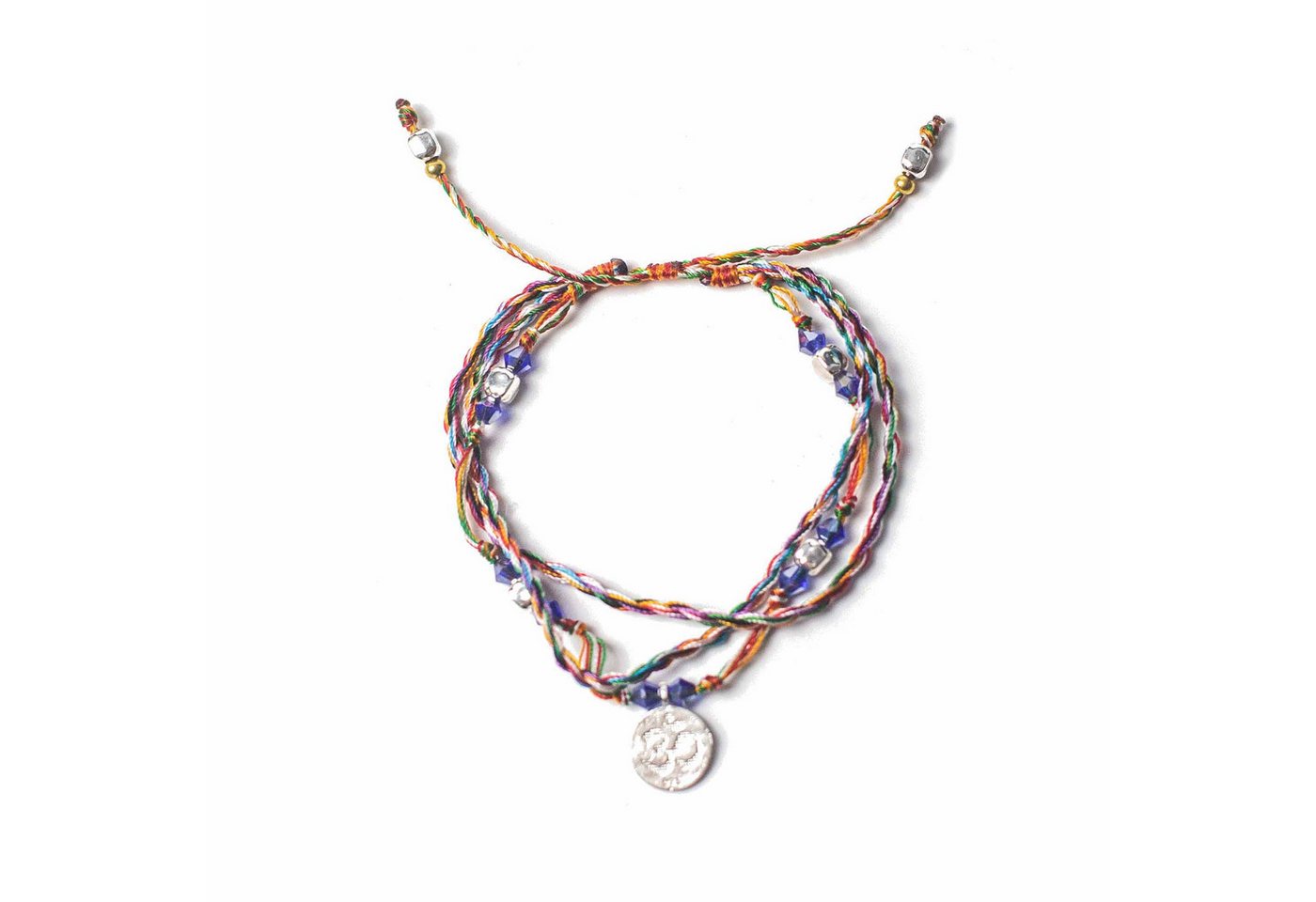Bali-Homedecor Armband Tempel Schnur Armband- Om in Gelassenheit von Bali-Homedecor