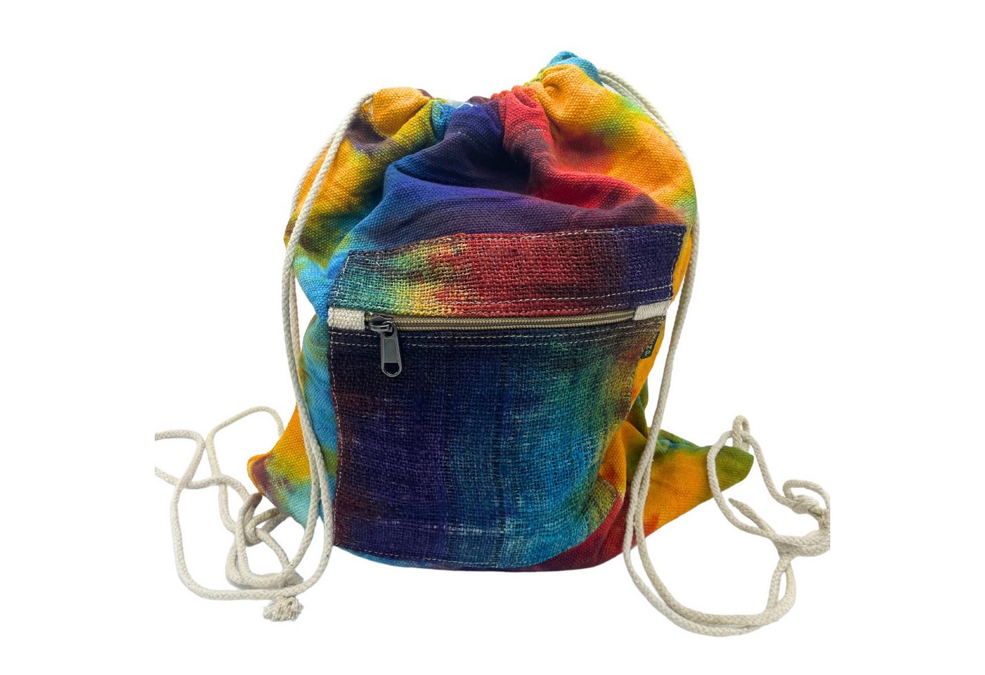 Bali-Homedecor Beuteltasche Schnurbeutel aus Hanf-Batik von Bali-Homedecor