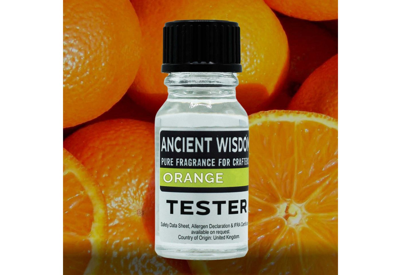 Bali-Homedecor Körperpflegeduft 10 ml Duftöl-Tester - Orange von Bali-Homedecor