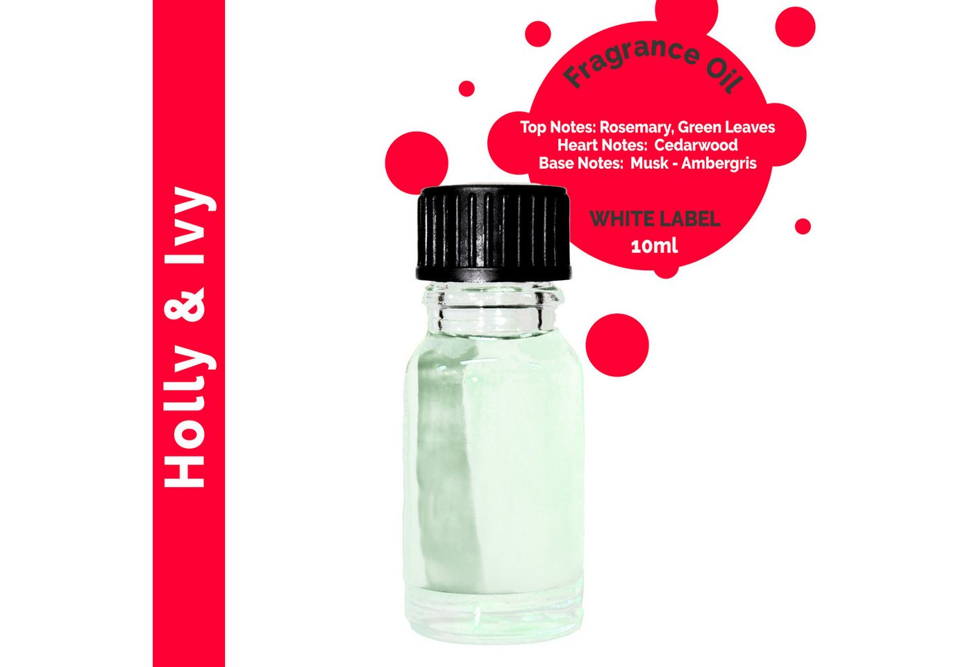 Bali-Homedecor Körperpflegeduft 10ml - Holly & Ivy- Duftöl (ohne Etikett) von Bali-Homedecor