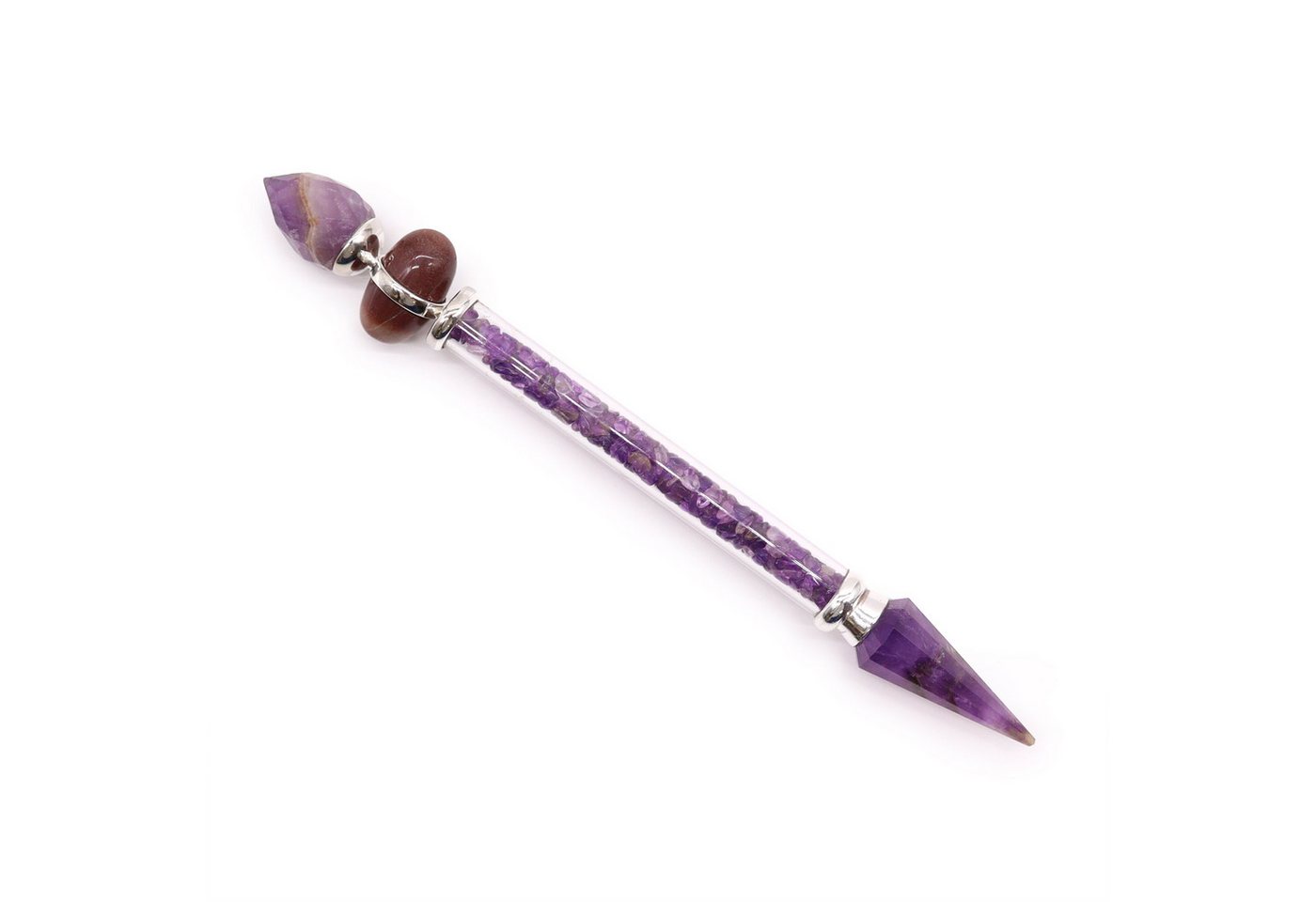 Bali-Homedecor Mineralstein Shiva Lingam Zauberstab- Amethyst – Erfolg von Bali-Homedecor