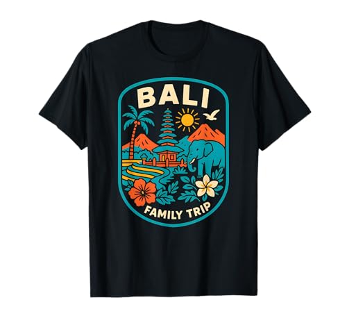 Bali Bali Familienausflug Vintage Damen Strandleben Surfen Up T-Shirt Bali Bali Familienausflug Vintage Damen Strandleben Surfen Up T-Shirt von Bali Palm Trees Sunshine Surfs Up Skateboarding