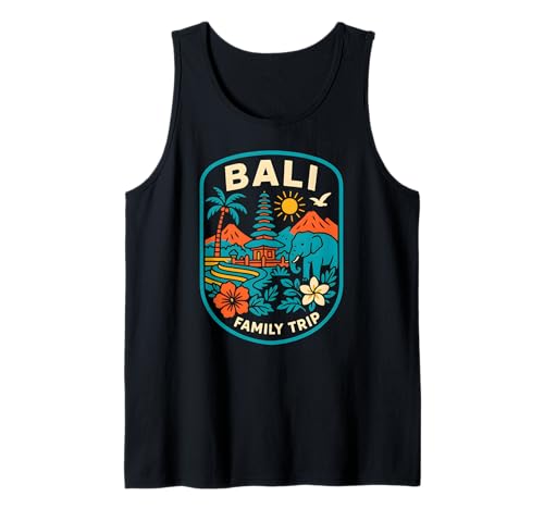 Bali Bali Familienausflug Vintage Damen Strandleben Surfen Up Tank Top von Bali Palm Trees Sunshine Surfs Up Skateboarding