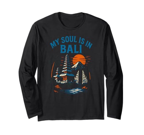 Bali Palm Trees My Soul is in Bali Vintage Damen Strandleben Langarmshirt Bali Palm Trees My Soul is in Bali Vintage Damen Strandleben Langarmshirt von Bali Palm Trees Sunshine Surfs Up Skateboarding