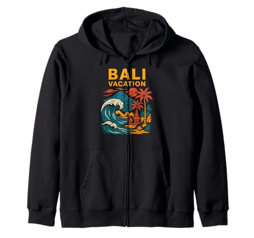 Tropical Island Bali Vacation Retro Damen Surfs Up Kapuzenjacke Tropical Island Bali Vacation Retro Damen Surfs Up Kapuzenjacke von Bali Palm Trees Sunshine Surfs Up Skateboarding