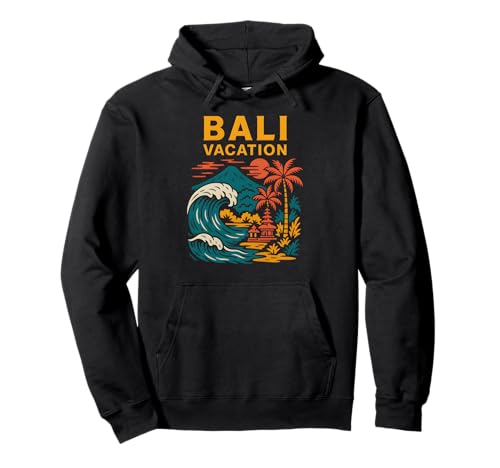 Tropical Island Bali Vacation Retro Damen Surfs Up Pullover Hoodie Tropical Island Bali Vacation Retro Damen Surfs Up Pullover Hoodie von Bali Palm Trees Sunshine Surfs Up Skateboarding