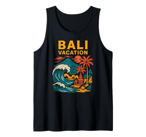 Tropical Island Bali Vacation Retro Damen Surfs Up Tank Top Tropical Island Bali Vacation Retro Damen Surfs Up Tank Top von Bali Palm Trees Sunshine Surfs Up Skateboarding