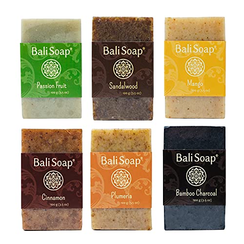 Bali Soap – Orange Collection – natürliche Seife für Männer und Frauen – vegan, handgemacht, Badeseife – Variety Soap Pack, je 100 g von Bali Soap