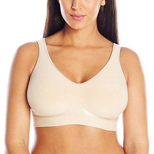 Bali Bügelloser Damen-BH Comfort Revolution Nahtloser Bra ComfortFlex Fit Feuchtigkeitstransport, Hautfarben, Medium von Bali
