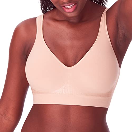 Bali Comfort Revolution Kabelloser BH, volle Abdeckung, kabelloser BH, feuchtigkeitsableitender, bügelloser BH, Kernfarben, Nude, XX-Large von Bali
