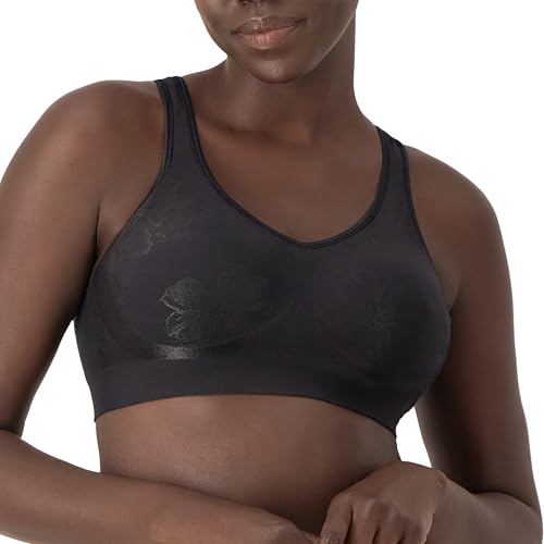 Bali Damen Bali Women's Comfort Revolution Shaping Wirefree Bra BH mit voller Abdeckung, Black Tropic, M EU von Bali