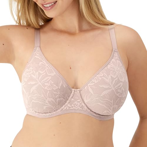 Bali Damen Breathe Lace Underwire, Breathable 2-ply Modal Bra, Convertible Straps BH, Glanz, 80D von Bali