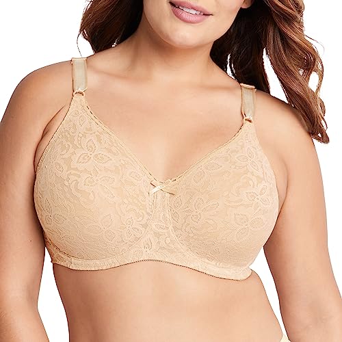 Bali Damen Bügel-BH Spitze glatt #3432 - Beige - 75D von Bali