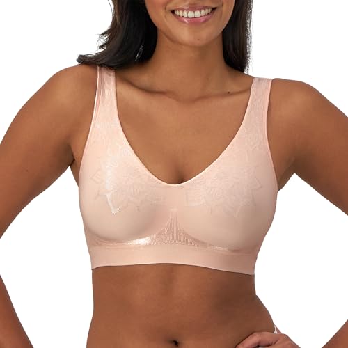 Bali Damen Comfort Revolution Bügelloser BH mit intelligenten Größen BH, Light Buff Aztec, Medium von Bali