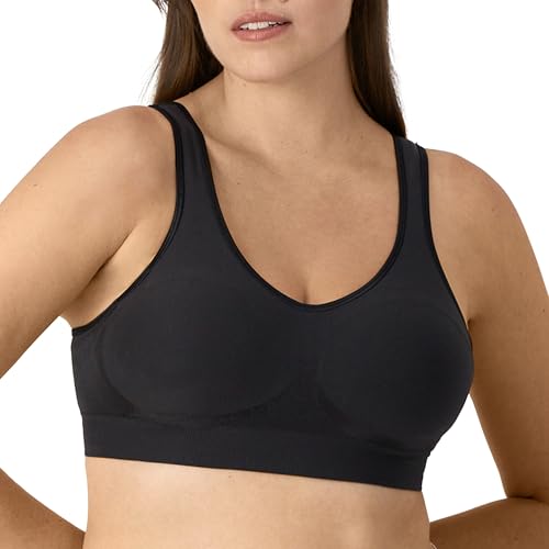 Bali Damen Comfort Revolution Bügelloser ComfortFlex Fit Full Coverage BH Df3488, Schwarz, X-Large von Bali