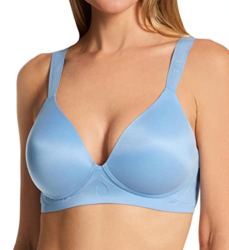 Bali Damen Comfort Revolution Bügelloser Soft Touch Ultimate Wireless Support BH, Blauer Himmel voraus, Medium von Bali