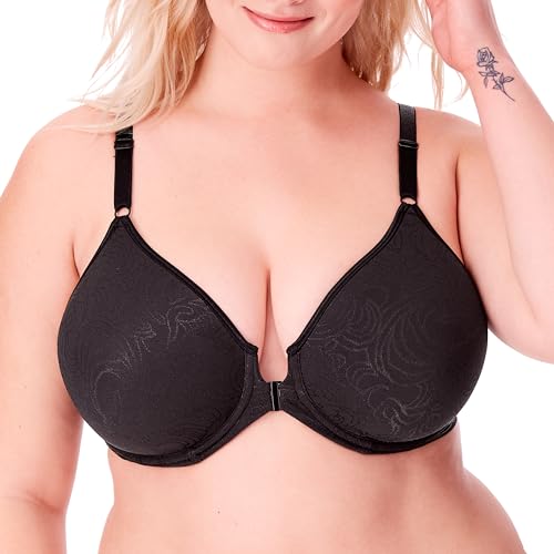 Bali Damen Comfort Revolution Front-Close Shaping Underwire Bra BHS, Schwarz, 36 DD von Bali