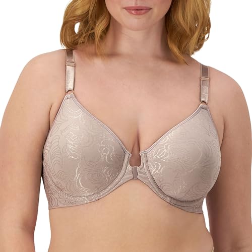 Bali Damen Comfort Revolution formender Bügel-BH mit Vorderverschluss BHS, Warmer Stahl, 90E von Bali