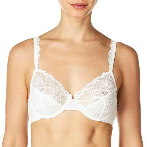 Bali Damen Lace Desire Bügel Schaumstoff Df6543 BH, Weiss/opulenter Garten, 85DD von Bali