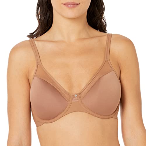 Bali Damen One Smooth U Ultra Light Bügel-T-Shirt wandelbare Träger Df3439 BH mit voller Abdeckung, Zimtbutter, 85B von Bali