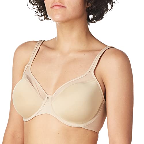 Bali Damen One Smooth U Ultra Light, Bügel-T-Shirt-BH, wandelbare Träger BHS, Durchsichtig, Hautfarben, 90C von Bali