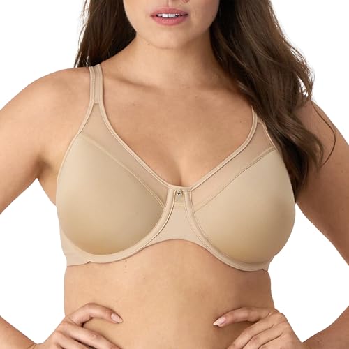 Bali Damen One Smooth U Ultra Light Illusion Neckline Bügel-BH BHS, Durchsichtig, Nude, 75D von Bali