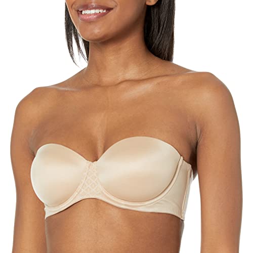 Bali Damen One Smooth U tr gerlos, ultimativer Bleib an Ort und Stelle, 7-Wege-Multiway-B Gel-BH, volle Abdeckung, Taupe, 85C von Bali