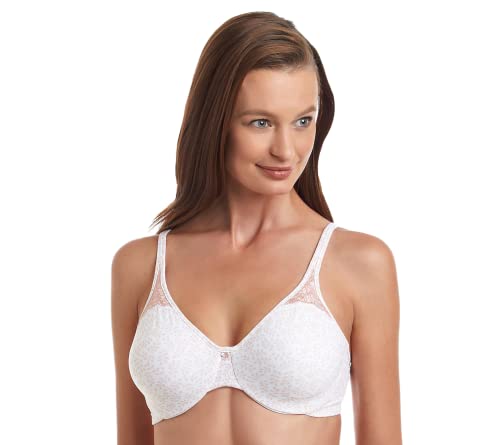 Bali Damen Passion for Comfort Bra Minimizer BH, Rosa Blattdruck, 75D von Bali