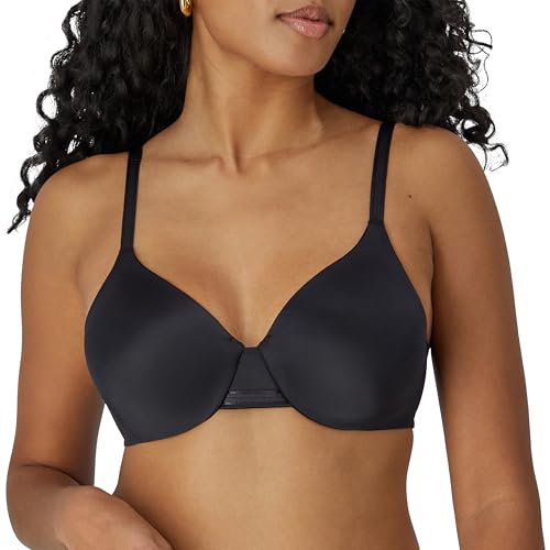 Bali Damen Underwire, One Smooth U Full-Coverage Bra, Smoothing & Concealing BHS, Undurchsichtige, Schwarz, 90B von Bali